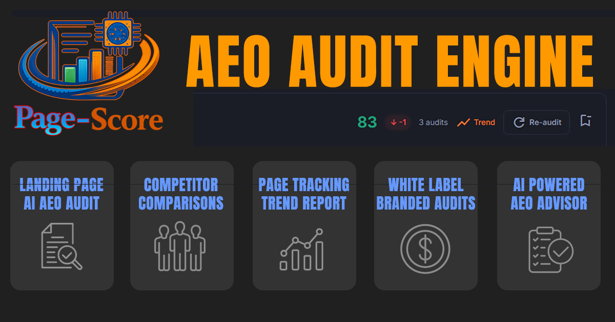 PageScore — AI SEO & AEO Audit Engine